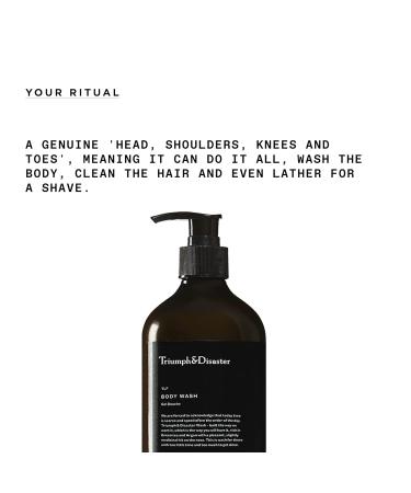 Buy TRIUMPH & DISASTER YLF Body & Hair Wash - Gentle Hydrating Shower Wash for Men (500ml) | International Shipping Available - Buy Online on GoSupps.com