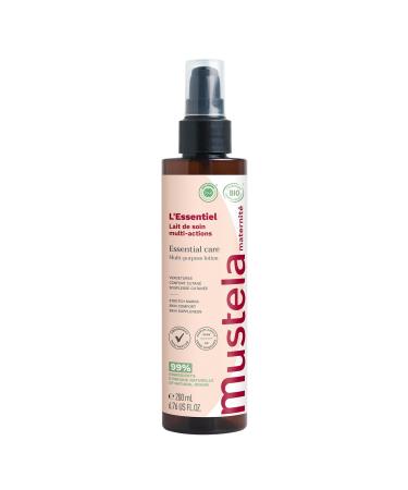 Mustela Certified Organic Maternity Essential Care Multi-Purpose Lotion - Pregnancy & postpartum - Stretch Marks Skin Comfort & Suppleness - No Added Scent - Safe for Moms Babies & Breastfeeding