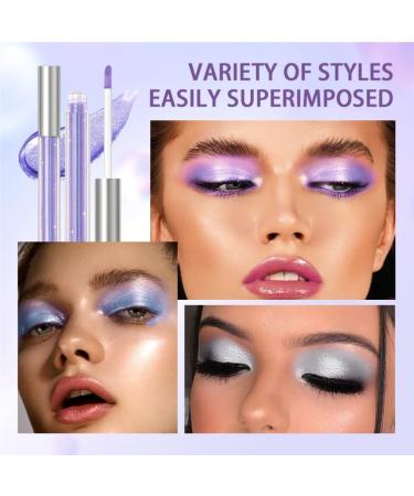  HIFFEY Pearlescent glitter eyeshadow long-lasting liquid coated eyeliner silky texture high shine easy to wear sparkling eye makeup (Color: 2) - Buy Online on GoSupps.com