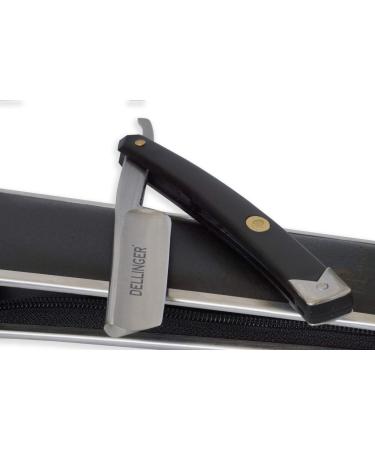 TITAN Access Dellinger 7/8 Razor with Black Plastic Handle & Carbon Steel Blade - Premium Shaving Tool for a Smooth Shave | International Shipping Available - Buy Online on GoSupps.com