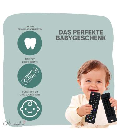 Buy Broemba Torino Remote Control Bite Ring - 100% Silicone Baby Toy BPA-Free Unisex Design No Electronics - Ideal for Teething & Playtime - Buy Online on GoSupps.com