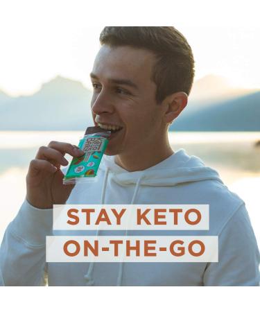 Original Keto Bars | High Fat Low Carb | Gluten Free Vegan Chocolate Peanut Butter 10 Pack - Buy Online on GoSupps.com
