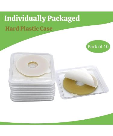 Elastic Moldable Ostomy Barrier Rings 2 (48mm) 4mm Thickness - Non-Leaking Seal, Sting-Free Hydrocolloid Skin Barrier Extender Ring for Colostomy Bags - 10 Pack - Buy Online on GoSupps.com