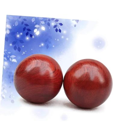 Goohochy 2 Palisander Hand Massage Balls Classic 6cm Red News Rollers for Relaxation & Wellness | International Shipping - Buy Online on GoSupps.com