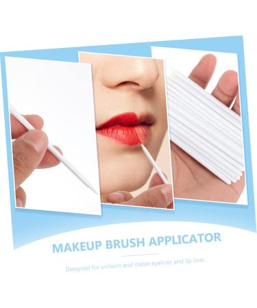 NOLITOY 100pcs Disposable Eyeliner Brush Liquid Eyeliner Lip Gloss Applicator Cosmetic Brush Mini Girl Suite 9x6.5cm White - Buy Online on GoSupps.com