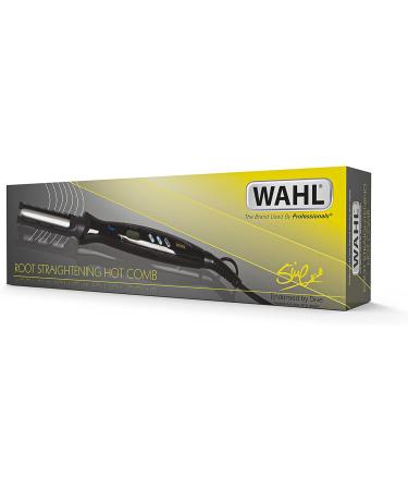 Wahl Root Straightening Hot Comb - Ceramic Coated Barrel for Curly, Frizzy & Afro Hair - Temperature Control - 360 Rotating Cord - Root Styler Single - Buy Online on GoSupps.com
