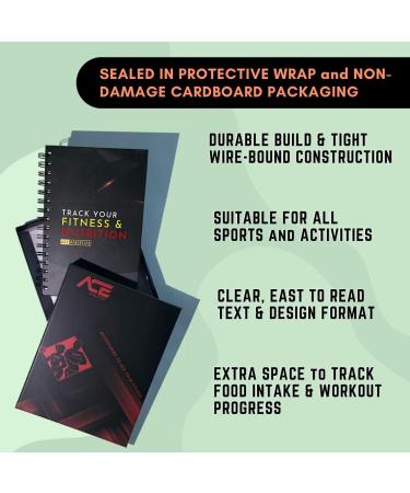 Ace Athletics Premium Fitness & Nutrition Tracker for Men and Women - Advanced Health Planner for Weight Loss/Gain, Bodybuilding, Gym Workouts & Diet - Buy Online on GoSupps.com