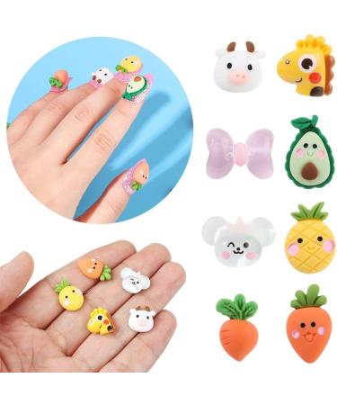 Animal Easy to Apply Cartoon 3D Rhinestone Nail Art Accessories Diy Nail Design Cute(style5) - Buy Online on GoSupps.com