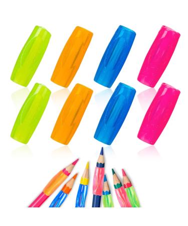 8 pieces of pencil handles for children pencil handle writing aid for Abbey children writing posture correction tool ergonomic silicone writing training aid for children handwriting help for children