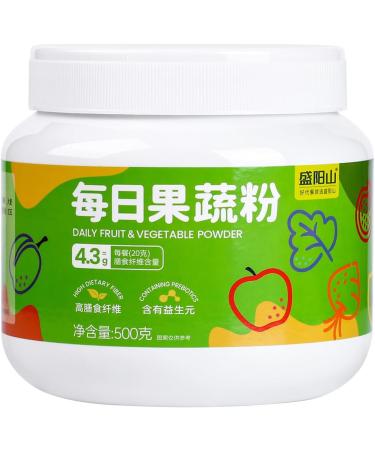 Organic Green Powder Smoothie Mix Daily Fruit & Vegetable Powder 500g High Fiber Blend with 10 Natural Ingredients Prebiotics for Smoothies. Green Juice & Smoothie Drink Mix - Buy Online on GoSupps.com