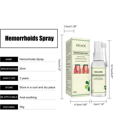 MatureGirl Hemorrhoids Spray 30ml - Soothes Swelling & Itchy Skin, Body Care & Antipruritic Relief - Buy Online on GoSupps.com