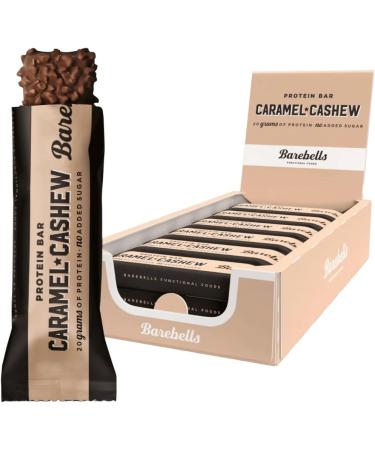 Barebells Protein Bar 55g (Caramel & Cashew Cookies & Cream Chocolate & Coconut) (Caramel & Cashew 3) - Buy Online on GoSupps.com
