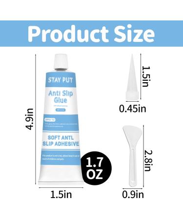 TBTFW Anti Slip Sock Fabric Fabric Paint for Non-Slip Socks Transparent Waterproof Dimensional Fabric Paint Suitable for Socks - White - 1.7 Oz - Buy Online on GoSupps.com
