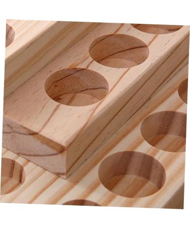  FRCOLOR FRCOLOR Nail Polish Organizer Makeup Tray Nail Polish Holder Organizer Case Solid Wood Shelf Essential Oil Box Bamboo Essential Oil - Buy Online on GoSupps.com