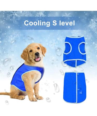 Dog Cooling Vest Harness | Swamp Cooler Evaporative Coat for Hot Weather | Ice Silk Breathable Shirt for Dogs | Pet Anxiety Relief | Size Small - Buy Online on GoSupps.com