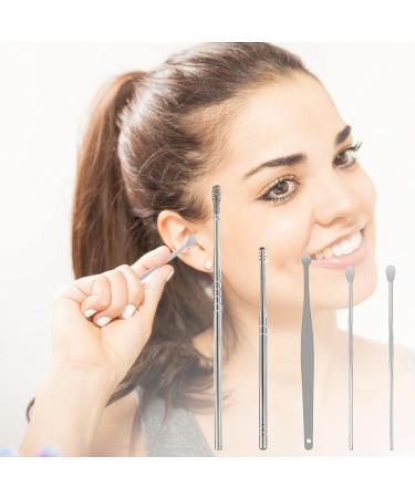 Stainless Steel Ear Cleaning Set with Saline Solution - Ear Wax Removal and Piercing Care - Buy Online on GoSupps.com