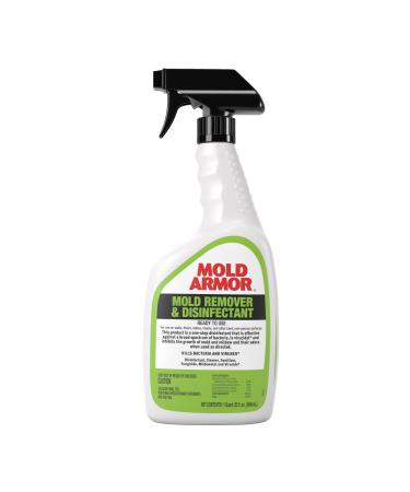MOLD ARMOR Mold Remover & Disinfectant Cleaner, 32 oz. Spray Bottle, Inhibits Growth of Mold, Kills 99.9% of Household Bacteria and Viruses, Easy-to-Use Mildew and Mold Control Solution