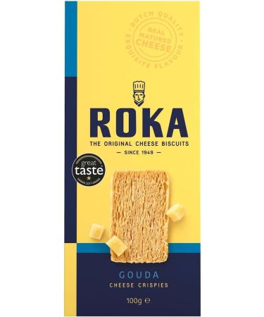 Cheese Biscuits Bundle with Roka Cheese Crispies 100g x2 and Cheese Sticks 100g x2 (Pack of 4 Bundle) - Buy Online on GoSupps.com