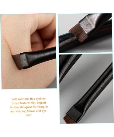 VINTORKY 3 Sets Multi-function Eyebrow Brush Cosmetic Brush Wood Angled Precision Eyeliner - Buy Online on GoSupps.com