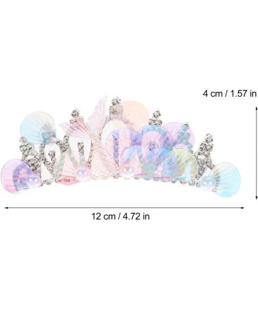 Beaupretty Girls Hair Comb Clip Women Headdress Crown Hair Comb Girls Hair Accessory - Buy Online on GoSupps.com