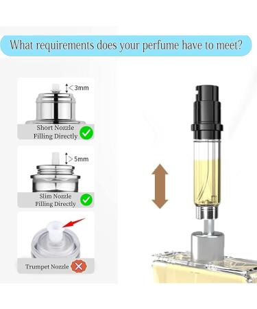 Brarios Perfumed Robber Refillable Travel Perfume Atomizer - 5ml Mini Portable Spray Bottle in Gray | Perfect On-the-Go Fragrance Solution - Buy Online on GoSupps.com