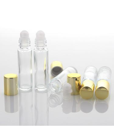 Buy Kosmetex Gold Glass Deodorant Stick 10ml - Self-Filling Roll-On 5 Pack | Eco-Friendly & Refillable - Buy Online on GoSupps.com