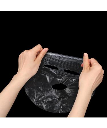 200 Sheets Disposable Plastic Face Sheet Masks - Moisturizing Facial Mask Set with Spatula for Skin Care & DIY Spa - Buy Online on GoSupps.com