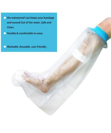 Adult Waterproof Leg Cast Cover - Full Leg Protector for Shower & Bath - Buy Online on GoSupps.com