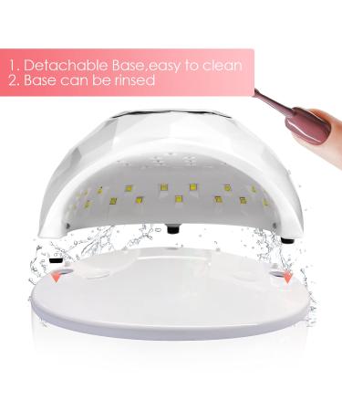 Janolia 86W UV LED Nail Dryer Lamp - Professional Gel Nail & Toenail Lamp with Sensor & LCD Display - 4 Timer Settings for Perfect Nail Design - Buy Online on GoSupps.com