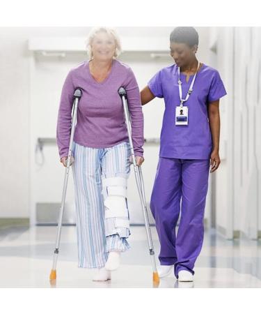 Crutches for Adults Underarm Walking Crutches Sticks for Adults Lightweight Adjustable Aluminum Underarm Crutches Crutches Maximum Load-Bearing 300lbs Great for Travel or Work Selfless dedication - Buy Online on GoSupps.com