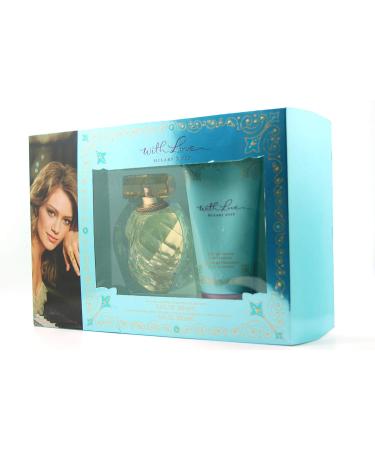 WITH LOVE HILARY DUFF by Hilary Duff SET-EAU DE PARFUM SPRAY 3.3 OZ & BODY LOTION 5 OZ for WOMEN