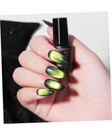 Balacoo 2pcs Nail Molding Gel Glitter Polish Cat Eye Nail Varnish Gel Top Coat 9 5.3*2.2cmx2pcs As Shownx2pcs - Buy Online on GoSupps.com