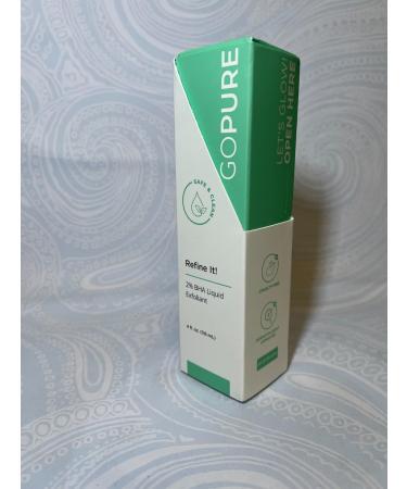 Refine It 2% BHA Liquid Exfoliant Pore refining texture smoothing complexion correcting infused with nourishing fruit extracts safe for all skin types - 4 Fl. Oz.
