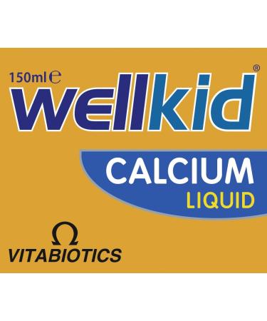 Wellkid Vitabiotics Calcium Liquid 150ml - Essential Child Nutrition - Buy Online on GoSupps.com