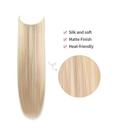 REECHO Invisible Wire Hair Extensions - 20 Inch Straight Secret Hairpiece for Women - Buy Online on GoSupps.com