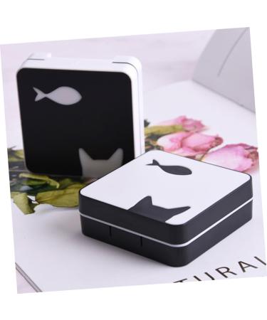 Shop HOMSFOU Eye Lens Storage Box | Organizer for 2 Contact Lens Cases - Durable & Convenient Lens Tanks - Buy Online on GoSupps.com