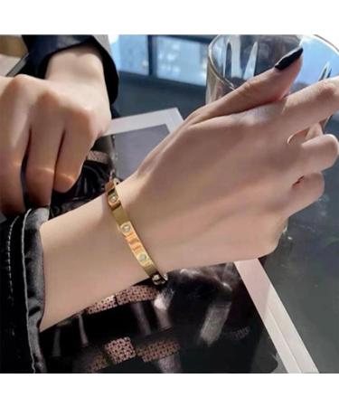 Flysmus Carly Mineral Detoxify Bangle Anti Swelling Therapy Bracelets Lymph Drainage Bracelet Lymph Drainage Magnetic Bracelet Weight Loss Bracelet Men and Women (Rose Gold) - Buy Online on GoSupps.com