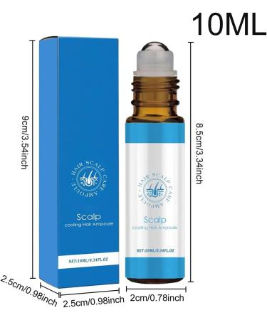 Scalp Ampoule 10ml Hair Strengthening Oil Nongreasy Soothing Roll On Ampoule For Follicle Care And Root Care - Buy Online on GoSupps.com