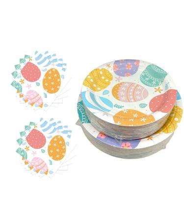 Koterry 75Piece Napkins Dessert Plates Paper Plates Perfect for Home Office Restaurants Schools