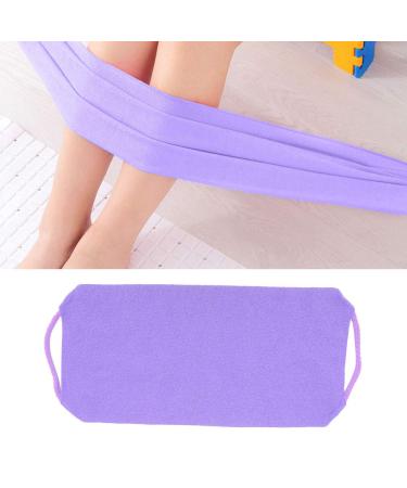 Back Scrubber for Shower - Exfoliating Elastic Bath Towel Strap in Purple | International Shipping - Buy Online on GoSupps.com