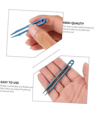 Shop Osaladi Titanium Alloy Tweezers - 8cm Precision Tool for Cooking & Aquarium Use | Durable & Lightweight - Buy Online on GoSupps.com