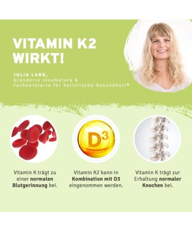 Premium Vitamin K2 MK7 Drops - 1 750 Drops (200 g/Portion) - Vegan & Highly Dosed in 50ml Olive Oil - Gnosis VitamK7 All-Trans Menaquinone from Fermentation - Made in Germany - Buy Online on GoSupps.com