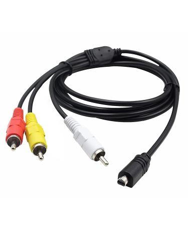 Sony AV Cable Replacement for Handycam VMC-15FS/VMC-30FS - 1.2m Cord for Sony Camcorders DCR-SR90/HDR-CX7/HDR-FX7 - Buy Online on GoSupps.com