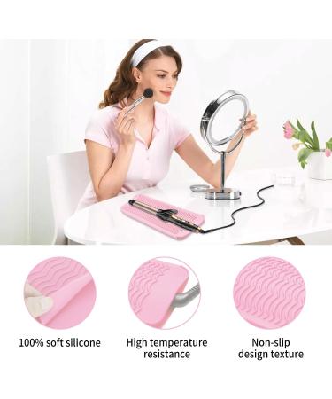 2 in 1 Curling Iron & Straightener - Ceramic Ionic Hair Curler with Adjustable Temperature - Travel Mat Included - Buy Online on GoSupps.com