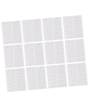 minkissy 20 Sheets Rubber nails double sided tape nail sticky tabs high viscosity jelly glue invisible tabs nail detachable Nail piece sticker wearable nail stickers for nail
