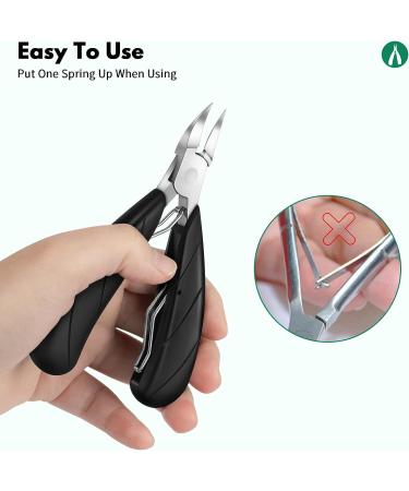 Eneteck Long Handle Toenail Clippers for Thick Nails - Ideal for Seniors and Ingrown Toenail Care - Buy Online on GoSupps.com