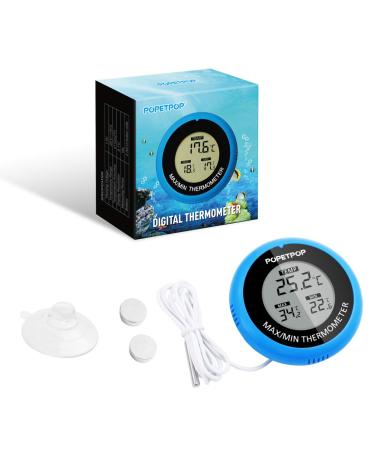 POPETPOP LCD Digital Aquarium Thermometer - Accurate Water Temp Measurement for Aquariums Ponds & Terrariums - Buy Online on GoSupps.com