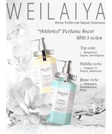 Weilaiya Comb Truffle Shampoo Set & High Gloss Hair Mask 450mL - Repair Damaged Hair Rebuild Structure Anti-Aging Long-Lasting Color - Buy Online on GoSupps.com