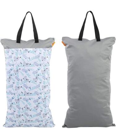 Large Hanging Wet/Dry Bucket Bag for Cloth Diaper Laundry | Waterproof | Reusable (EF204) - Buy Online on GoSupps.com