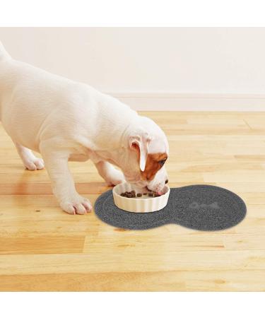Pet Feeding Mat Feeding Bowl Mat Waterproof Non-slip Pet Food PVC Mat for Cats and Dogs - Buy Online on GoSupps.com